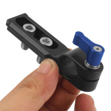 15mm Rod Rail Clamp Mount Railblock for Cheese Plate Top Handle Grip Camera Cage Rig 15mm Rail Support Follow Focus B