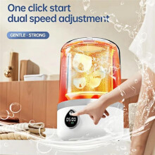 Portable Washing Machine, Compact Washing Machine for Delicates & Light Garments, 1.4L, for Dorm, Apartment, Travel