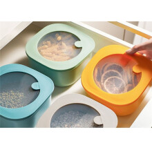 Lunch Box Refrigeratable Microwave Fresh-Keeping Box Visible Food Lunch Box Sealed Bowl Lunch Box B