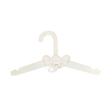 20PCS Cute Wooden Clothes Hanger Wall Hanging Coats Rack Baby Clothings Storage Organizer Wood Display Holder D