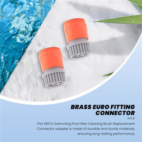 10PCS Swimming Pool Filter Cleaning Brush Replacement Connector Adapter for Swimming Pool Filter Cleaner Filter 2