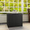 Outsunny Outsunny 93L Plastic Garden Storage Box, Storage Container w/ Handles, Black 8