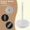 Plastic Balloon Arch Column Stand with Base Kits Wedding Birthday Party Decor 7