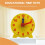4 Inch Student Learning Clock  Model Teacher Gear Clock 12/24 Hour School Learning Tools 3