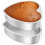2Pcs Formas de Bolo em Formato de Coração, Formas de Bolo de Liga de Alumínio de 10 Polegadas, Formas de Bolo para Assar, Camadas de Coração 1