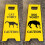 Placa de Vômito de Gato, Placa de Piso Molhado de Vômito de 4 Polegadas, Placa de Aviso de Vômito de Gato, Placa de Decoração de Quintal 3