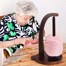 Wooden Rotatable Bobbin Holder and High-Performance Magnetic Yarn Holder are Exquisite Gifts for Knitting Enthusiasts.