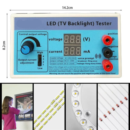 Multipurpose LED Strip Testing Instrument with Output Voltage and Current Display for Efficient TV Backlight EU Plug 2