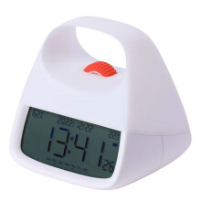 Horloge de Charge 2 en 1 avec Minuterie Lumineuse, Décoration de Bureau Portable Créative, Design Domestique Simple