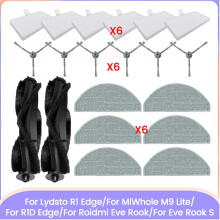 For Lydsto R1 /MiWhole M9 Lite/R1D / Eve Rook/Eve Rook S Spare Parts Main Side Brush Mop Cloth Hepa Filter