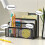 Desk Mail Organizer Small File Holders Letter Organizer Metal Mesh Document/Filing/Folders/Paper Organizer for Desktop A 10