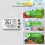 Digital Refrigerator Thermometer 2 Pack,Waterproof Fridge Thermometer, Max/Min Record Function,Timer Function White 4