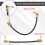 Gitarr  Effect Device Ansluter Tråd Dubbelt Flat  Anaerobic Audio  Pedal Instrument Jack Plug 30CM 2