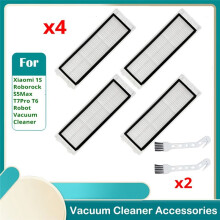 Compatible with 1S S5 Max T7 Pro T6 Robo Cleaning Robot Accessories Filter Core Replacement Parts Accessories Brush