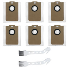 Robot Vacuum Cleaner for Conga 2299 Dust Bag Garbage Bag Non-Woven Bag Replacement Pack Brush