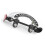Motorcycle Rear View Mirror Chromed 180 Ultra Wide Angle Central Windscreen Mount Universal 5
