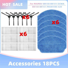 Fit for IMartine BR151-Geometric,XIEBro Life BR151, MAMNV/ZCWA BR150 BR151,MANVINS G20,BObsweep Charlotte Brush Filter
