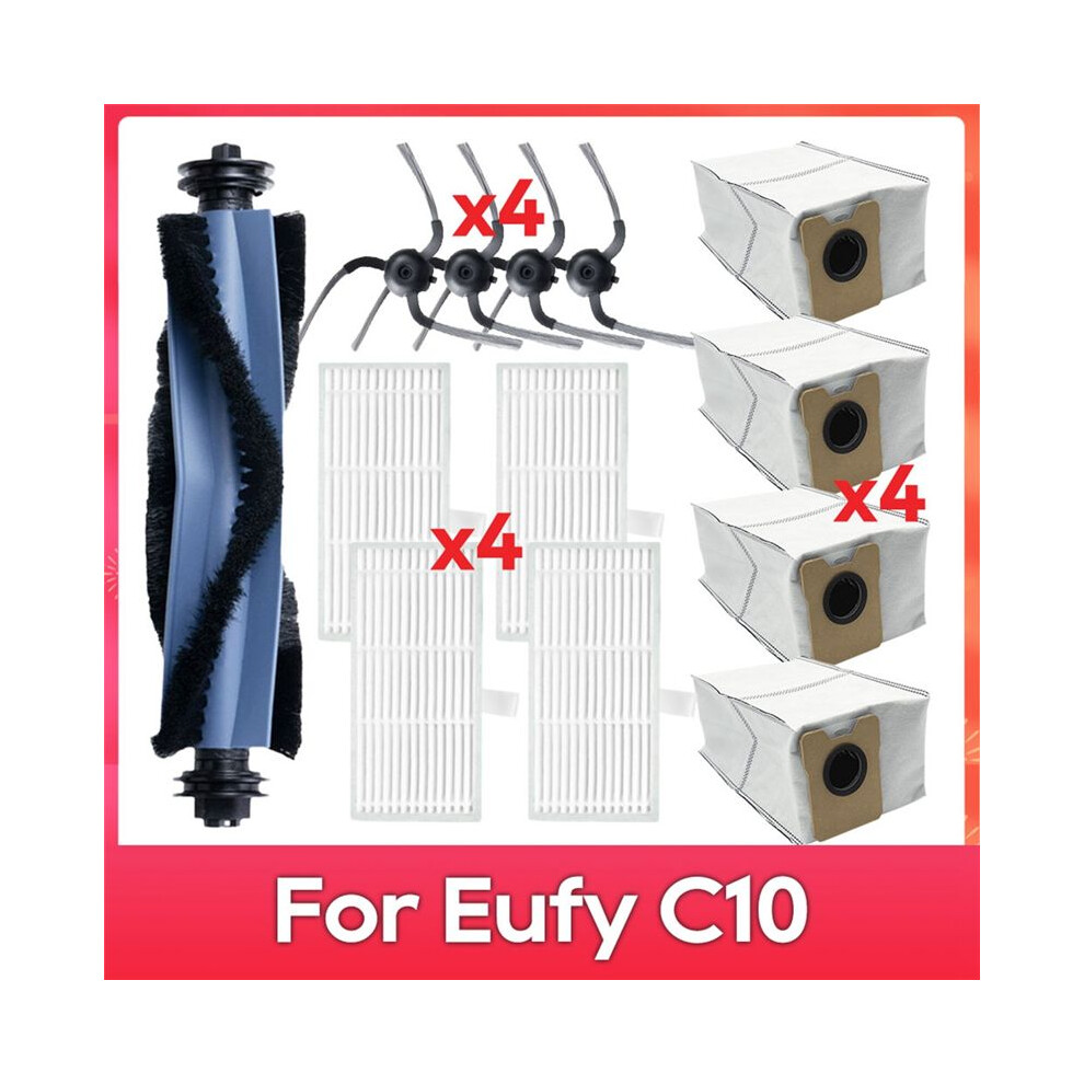 For C10 Main Side Brush Hepa Filter Dust Bag Robot Vacuum Cleaner Accessories Spare Part 6032068108156