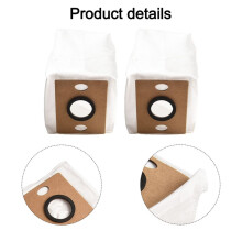 4Pcs Replacement Dust Bags for V9 Pro Self Emptying Robot Vacuum Cleaner Spare Parts