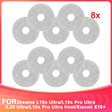 Pack of 10 Mop for L10s Ultra/L10s Pro Ultra/L20 Ultra/L10s Pro Ultra Heat/ X10+ Vacuum Robot, Washable