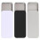 3 PCS Metal Slide Top Tin Containers, 3.14 X 1.33 X 0.47 Inches Portable Tins Container, Rectangular Empty Containers 1