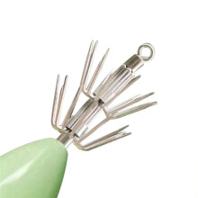 Luminous Fishing Lure Hard Squid Jig Hook Octopus Crank Artificial Jig Cuttlefish Bait Fishing Accessory