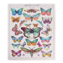 Butterfly Vintage Beige Vertical Tapestries Aesthetic Wall Hanging Wall Decorations for Room 28X38Inch