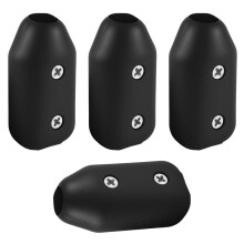 4st Repklämmor, Återanvändbar Repklämma 3/8 Tums Repkopplingsklämma Lämplig för 7-8 mm Nylonrep eller Flätade Rep