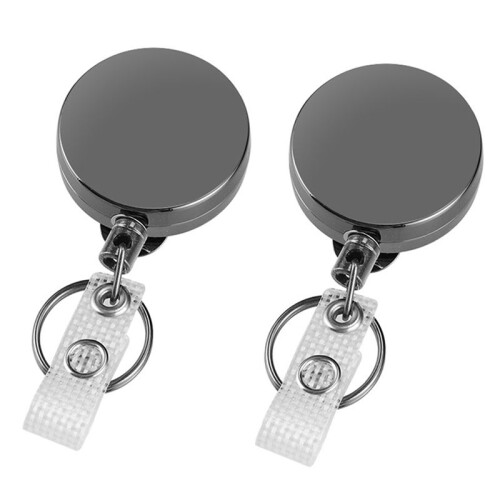 Zinc Alloy Easy-Pull Buckle Retractable Buckle Strong Wire Puller Easy-Pull Wire Rope Keychain