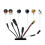 Three Mode Ebike Controller 24V/36V/48V with S866 LCD Color Display Waterproof Connector 1000W Motor Conversion Parts,A 8