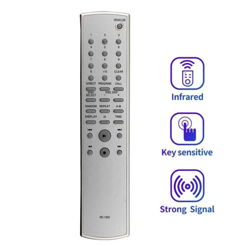 Replace RC-1033 Remote Control for  AV Receiver Power Amplifier Controller 1