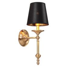 Europa Vintage Stoff Wandlampe für Schlafzimmer Wohnzimmer Dekoration Eisen LED Wandleuchten Innen Wandlampen