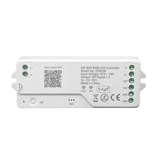 SPI WiFi RGB LED Controller DR03W Tuya Wifi LED Controller for WS2811 WS2812B WS2815 Addressable RGB LED Strip Work