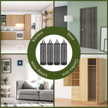 Plastic Bag Storage Rack Hanging Storage Bag Dispenser Trash Bag Organizer Household Recycling Shopping Bags