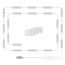 LED Vanity Lights for Mirror, Lights for Makeup Vanity, 20x3 LEDs USB 5V 3 Color Mirror Lights, Mirror Not Included