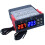 Dual Digital STC-3008 Temperature Controller Two Relay Output Thermostat Heater with Probe Temperature Controller,C 1