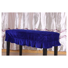 Piano Bench Cover Gold Velvet Piano Double Bench Cover Dust-Proof Thickened Piano Bench Cover Guzheng Piano BenchCover,F