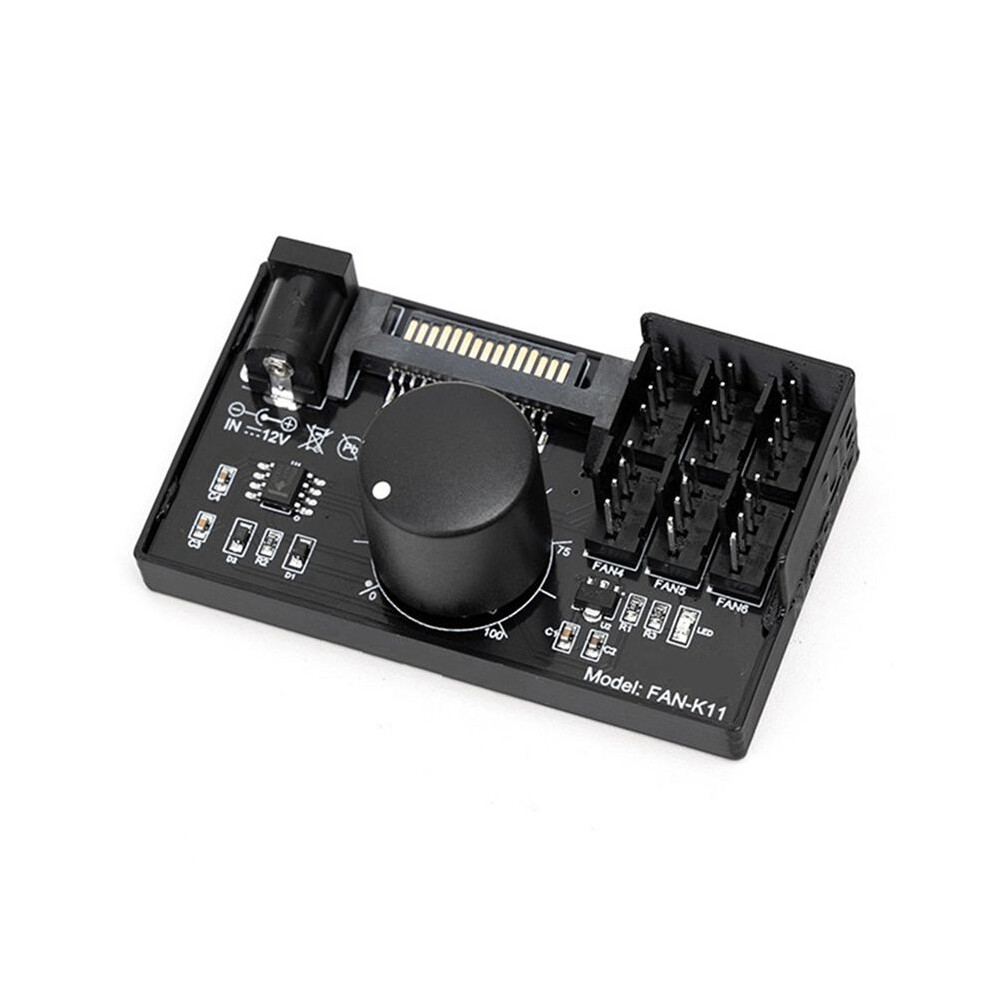 Pwm Fan Speed Controller High Power Power 4Pin Fan Governor Nas Server Fan Speed Control Pwm Speed Regulation 6031271015602