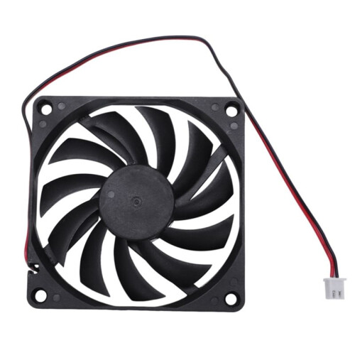 80mm 2-Pins Connector Koelventilator Lage Druk voor Pc-Computerbehuizing CPU-Koeler Radiator 1