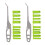 2set Caulking Tool,Seam Tools Set,Reusable Caulk Finishing Applicator Tool,Caulk Removal Tool for Kitchen,Bathroom,Joint 1