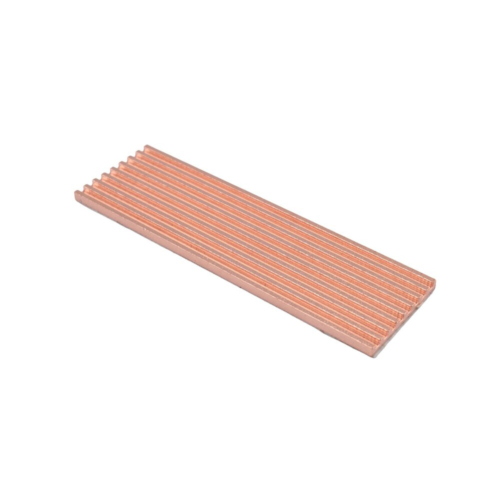 Pure Copper Heatsink Cooler Heat Sink Thermal Conductive Adhesive For M.2 2280 Pci-E Nvme Ssd 2Mm 4713401179171