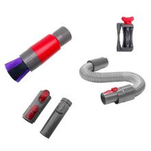 Compatible with V6 DC44/45/52/58/59 Vacuum Cleaner Dusting Brush Flexible Extension Hose Replacement Parts with Lock