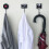 Retro Door Hook Nail-Free Auxiliary Storage Hook Office Compartment Bathroom Kitchen Door Back Hook 3