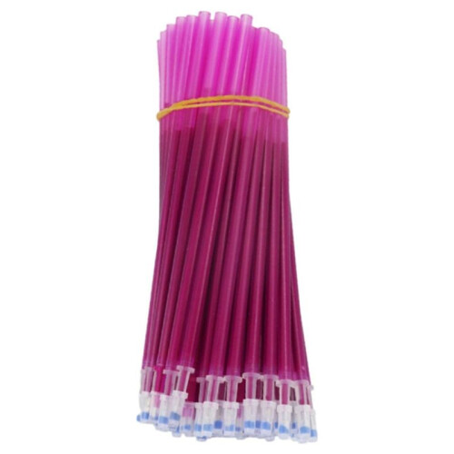 100 Pack of 0.5mm Erasable Pen Refills for Home and Study Use,