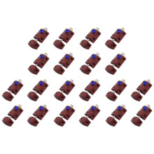 20Pcs Multi-Functional Cabinet Bolt Lock Spring for Doors Furniture Hardware Brown