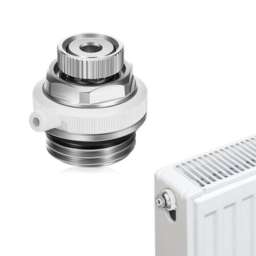Fully Automatic Air Vent Auto Cut-Off Self Bleeding Radiator Valve 1/2inch for Heating Systems 1