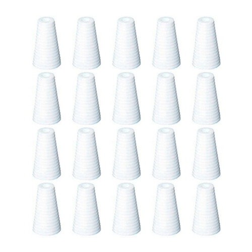 20PCS Blind Pull Cord Knobs White Blind Cord Holder White Pull Cord Pendants Downward End Window Blind Pull Cord Pendant