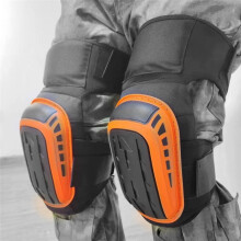 2PCS Knee Pad for Work-Heavy Duty Support Kneepads with Anti-Slip Straps for Construction Flooring Gardening Orange