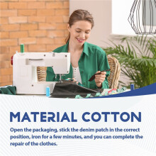 19PCS Iron Patches for Clothing Repair, Jean Patches for Outside, Sew Iron Patches for Jeans Kits