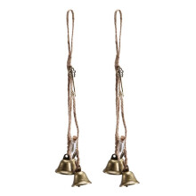 Cloche Porte-Bonheur D'Exorcisme, Cloche Porte-Bonheur D'Exorcisme, Carillons Éoliens à Suspendre pour Porche, Jardin, Décorations de Noël